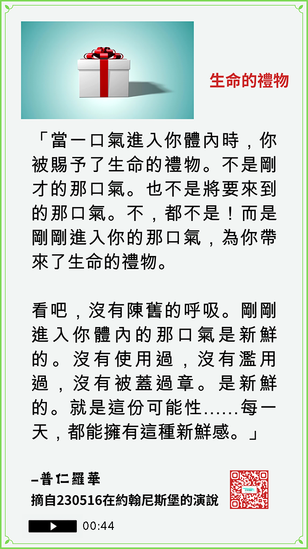 生命的禮物(短文)