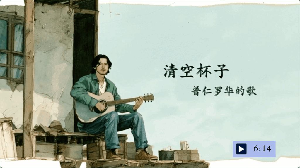 清空杯子 普仁的歌(字幕)